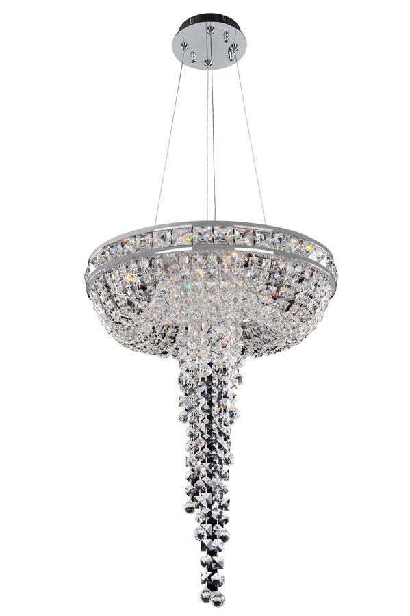 Cascata 18 Inch Convertible Pendant - Flush Mount