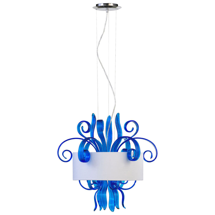 Jellyfish Cyan Small Pendant