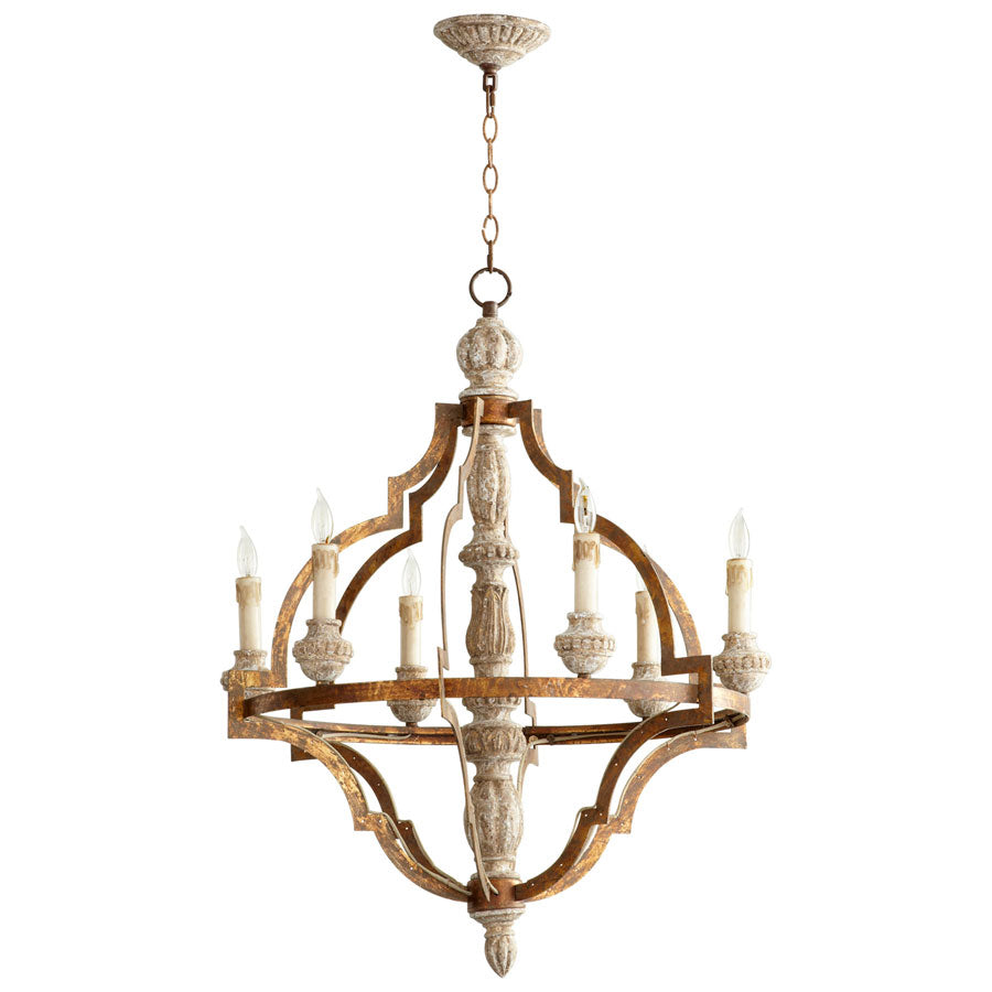Bastille Six Light Chandelier