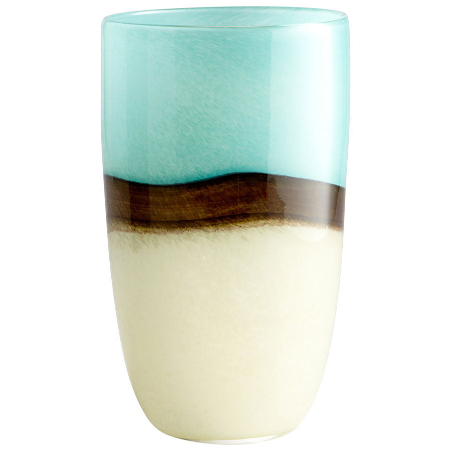 Large Turquoise Earth Vase