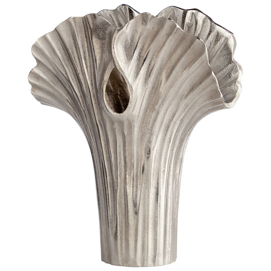 Small Alloy Palm Vase