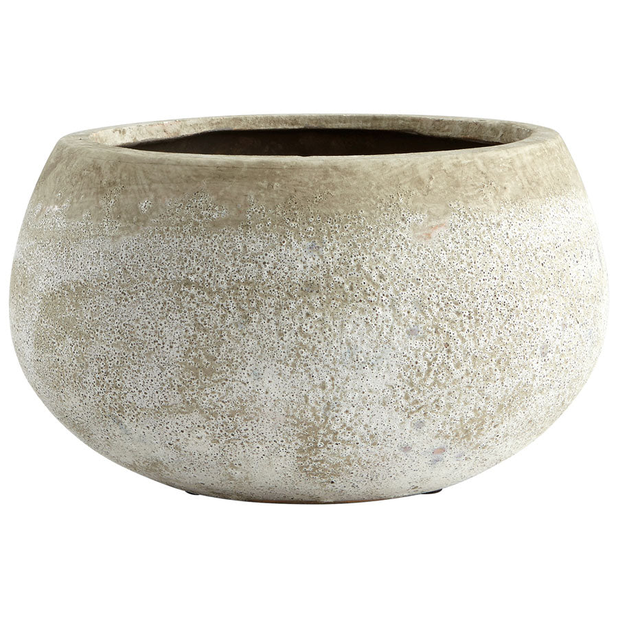 Small Round Stoney Planter