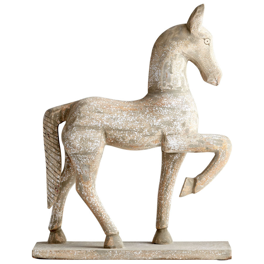 Large Rustic Canter Sculpture