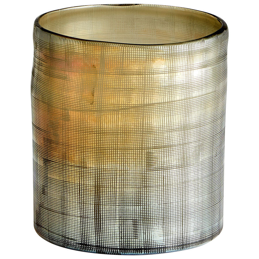 Small Gilded Grid Vase
