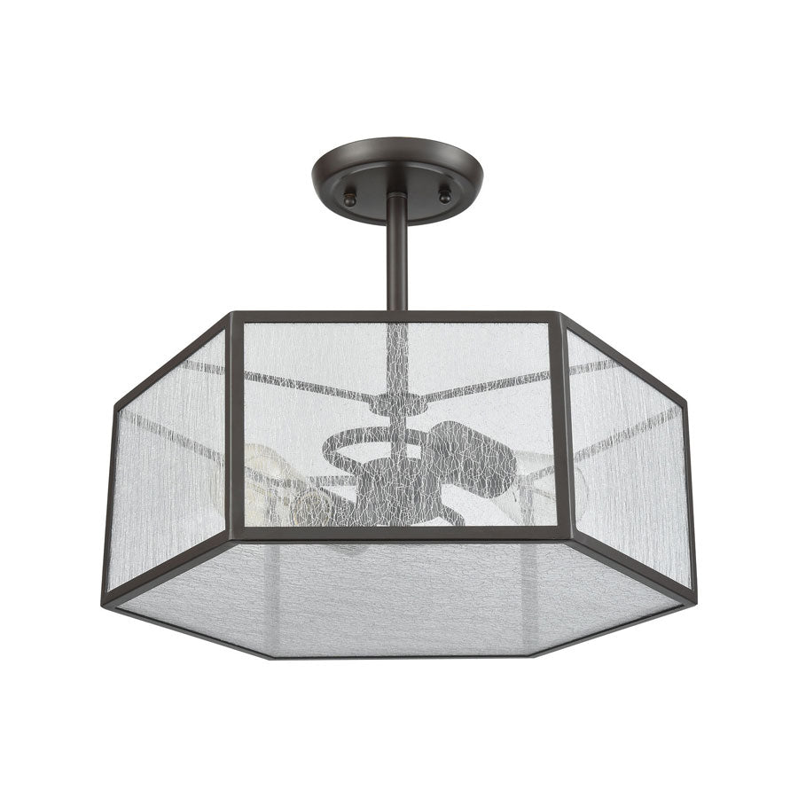 Spencer 2 Semi Flush Oil Rubbed Bronze