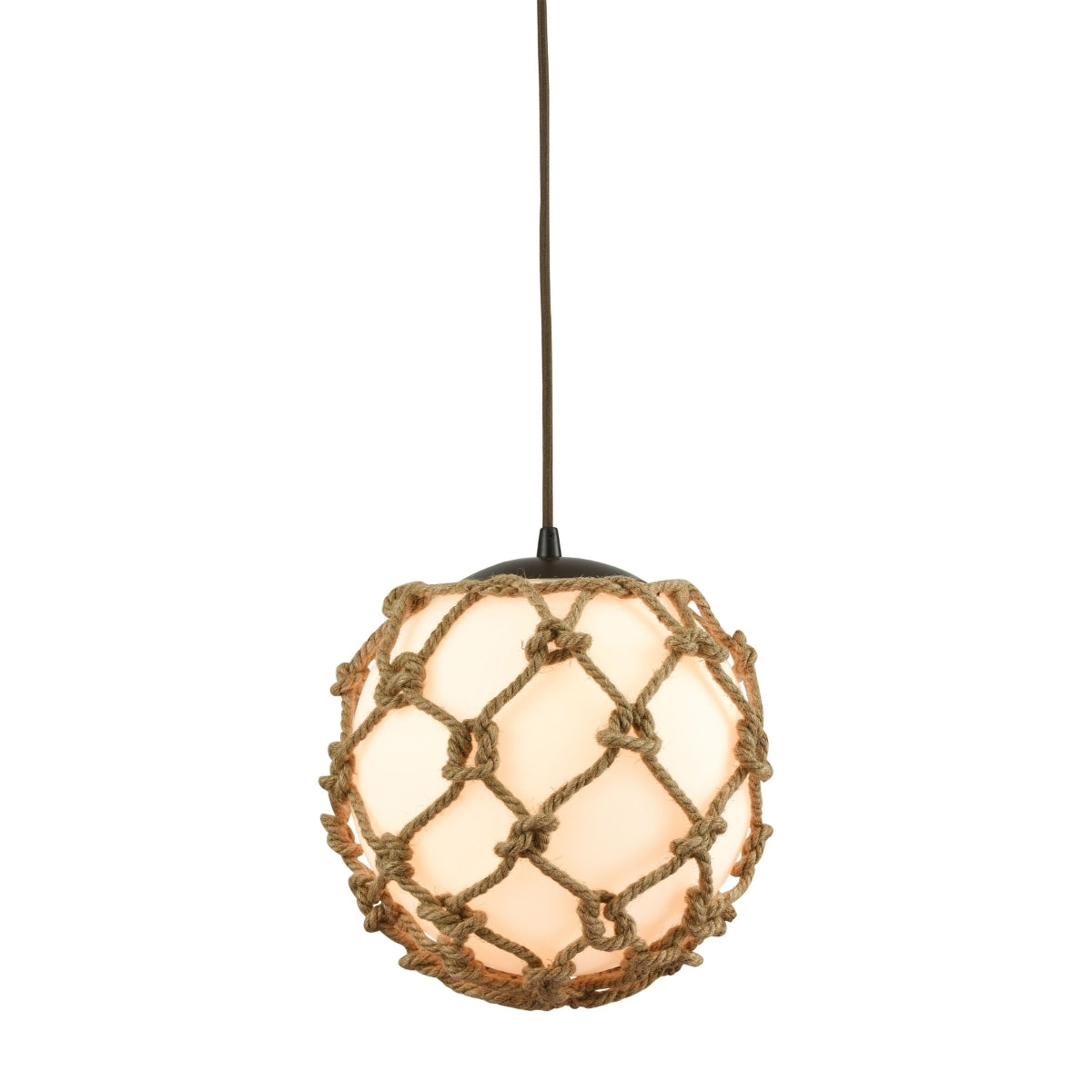 Coastal Inlet 1 Light Pendant in Oil Rubbed Bronze