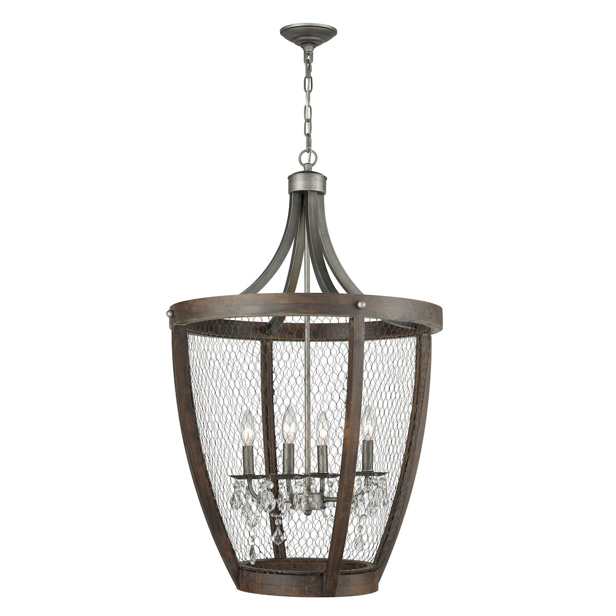 Renaissance Invention 23" 4 LT. Basket Pendant