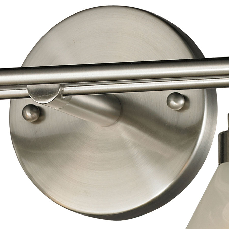 2 light bath in Brushed Nickel