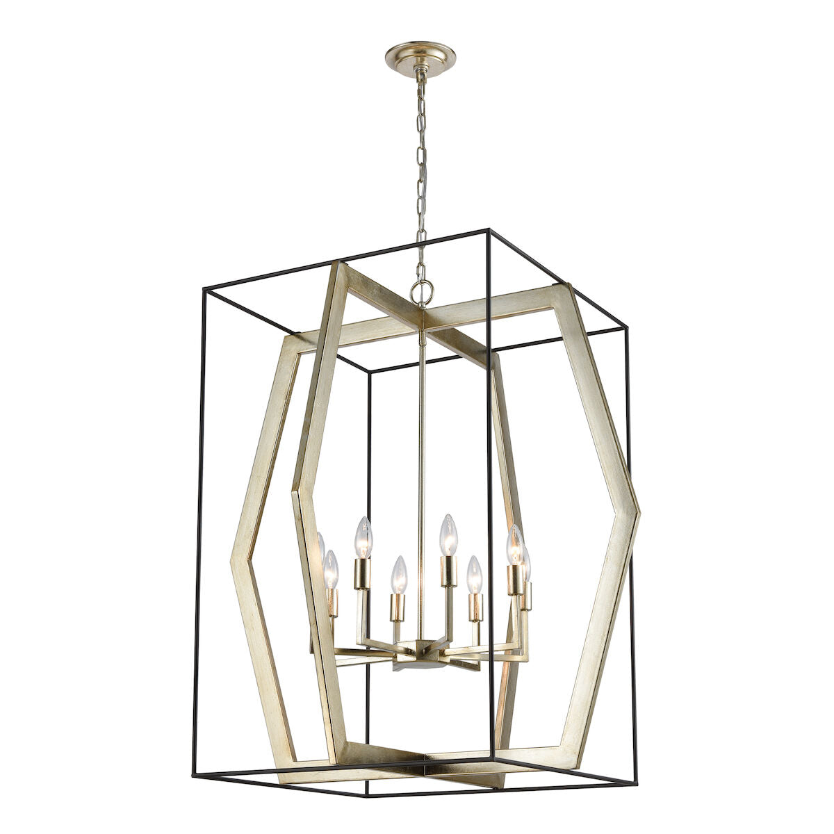 Mixed Geometries 32" Pendant