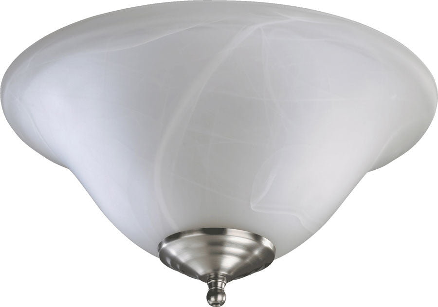 FAUX ALAB LED BWL-STN/WH