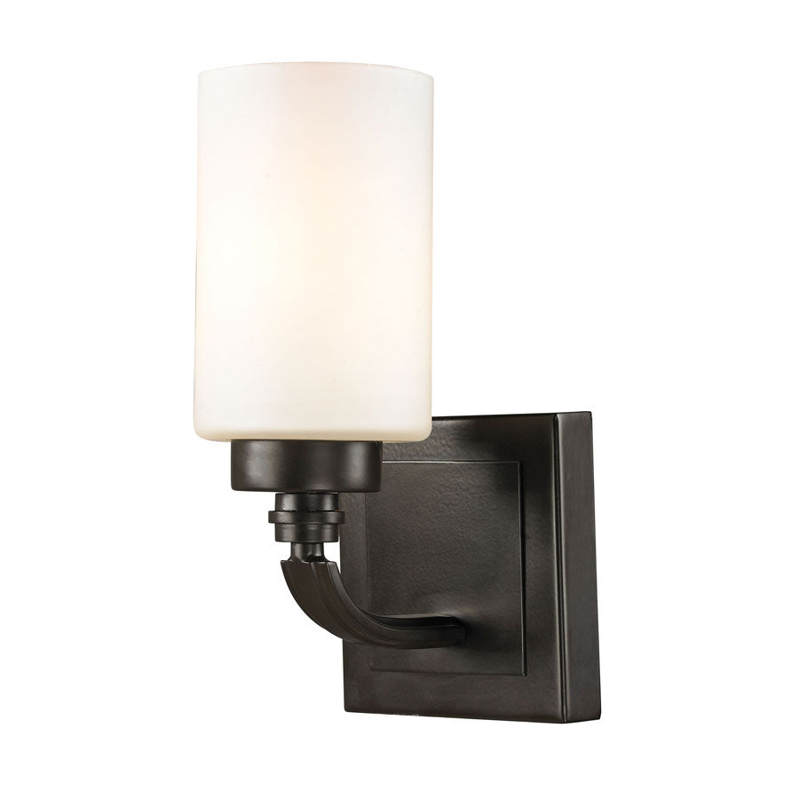 Dawson Collection 1 light bath in Oil Rubbed Bronze