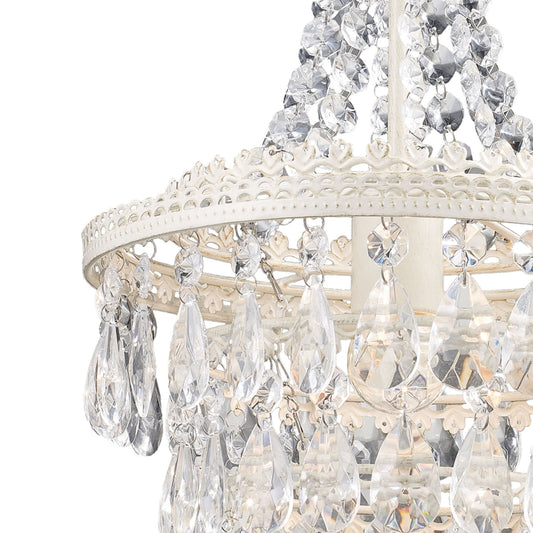 CLEAR CRYSTAL PENDANT LAMP