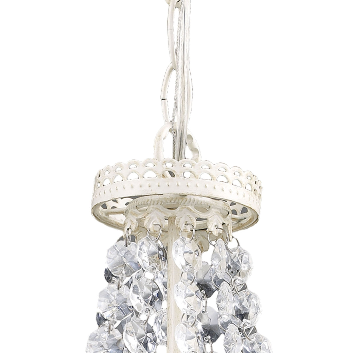 CLEAR CRYSTAL PENDANT LAMP