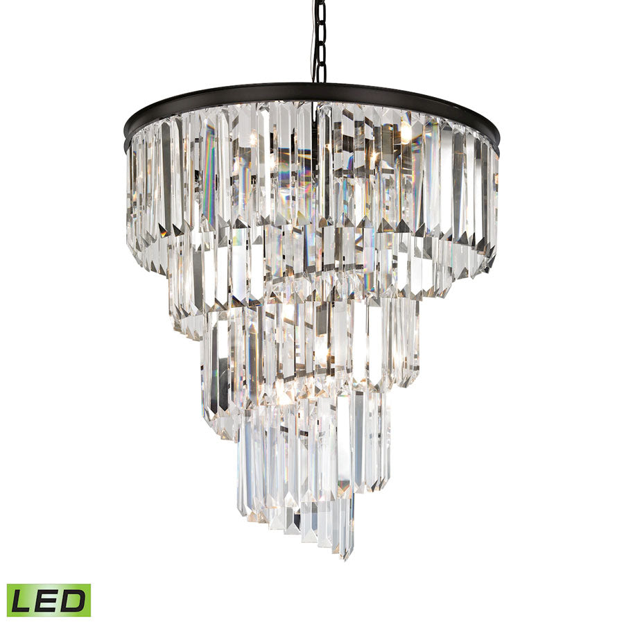 Palacial 9 Light LED Chandelier in Oil Rubbed Bronze