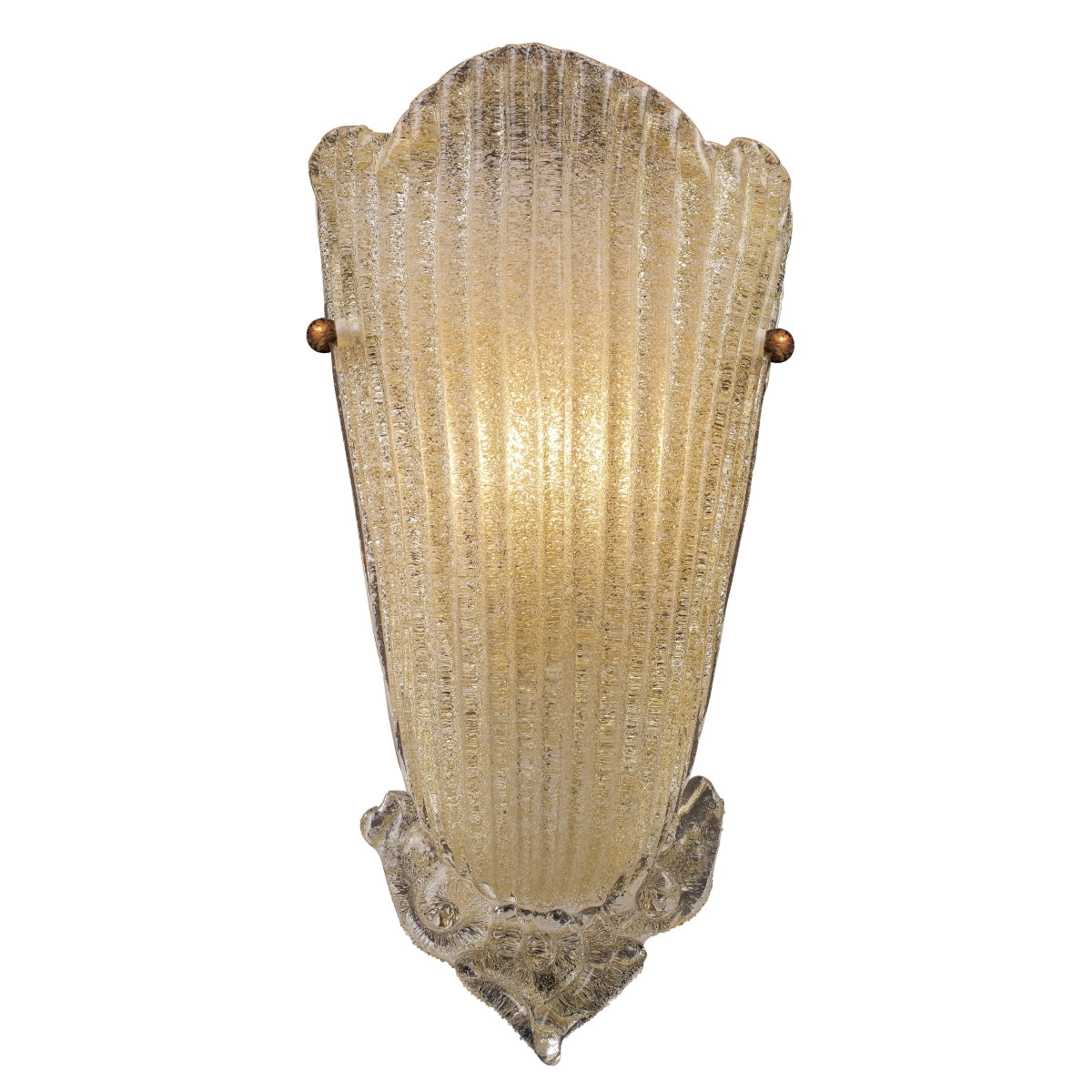 Providence 1-Light Sconce in Gold Leaf