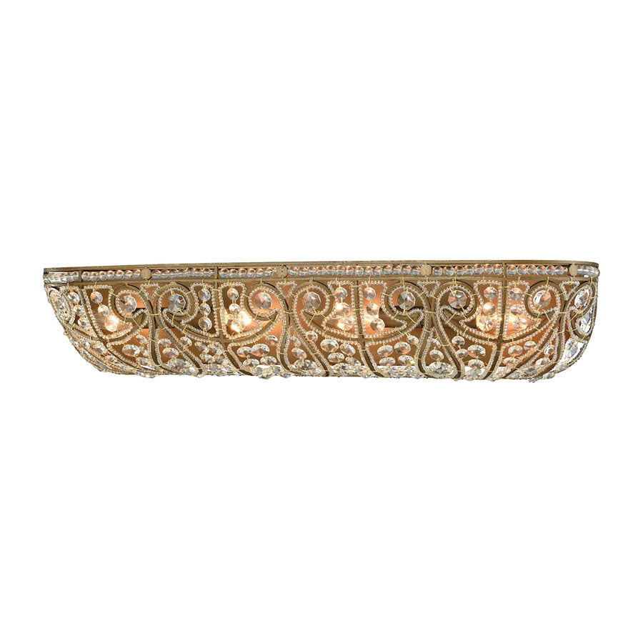 Elizabethan 4 Light Vanity in Dark Bronze