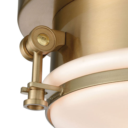 Riley 1 Flush Satin Brass