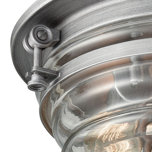 Riley 3 Flush Weathered Zinc