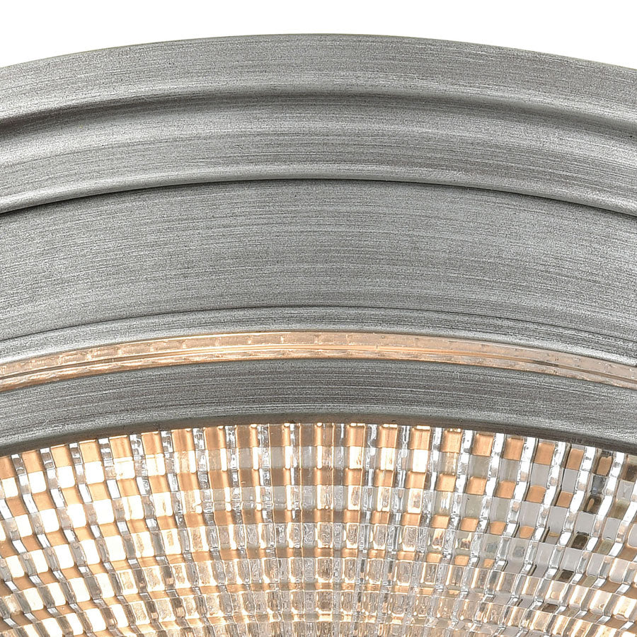 Sylvester 2 Flush Weathered Zinc/Satin Nickel