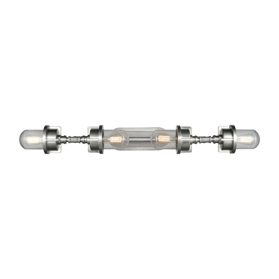 Briggs 4 Billiard/Island Weathered Zinc/Satin Nickel