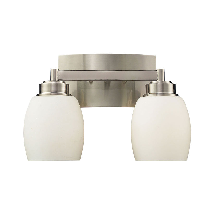Northport 2-Light WB in satin nickel