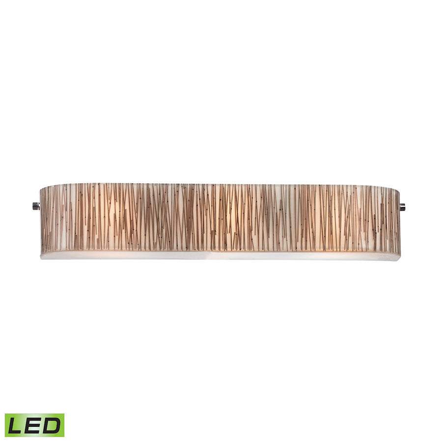 Modern Organics 3 Light LED Vanity in Polished Chrome