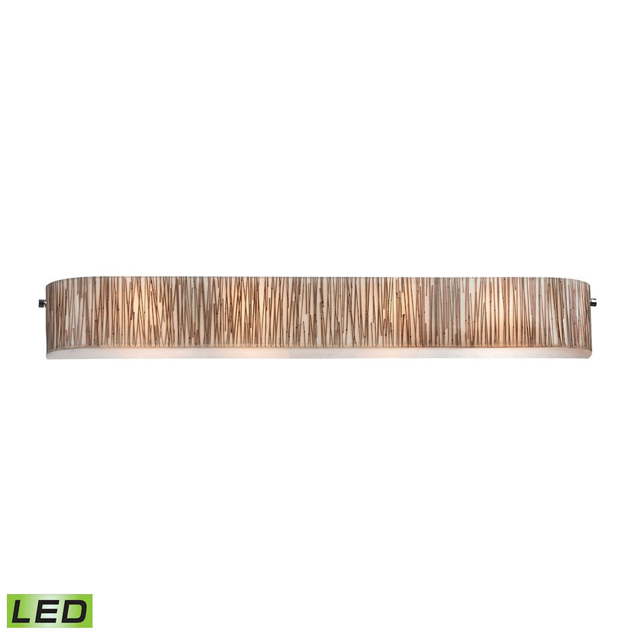 Modern Organics 4 Light LED Vanity in Polished Chrome
