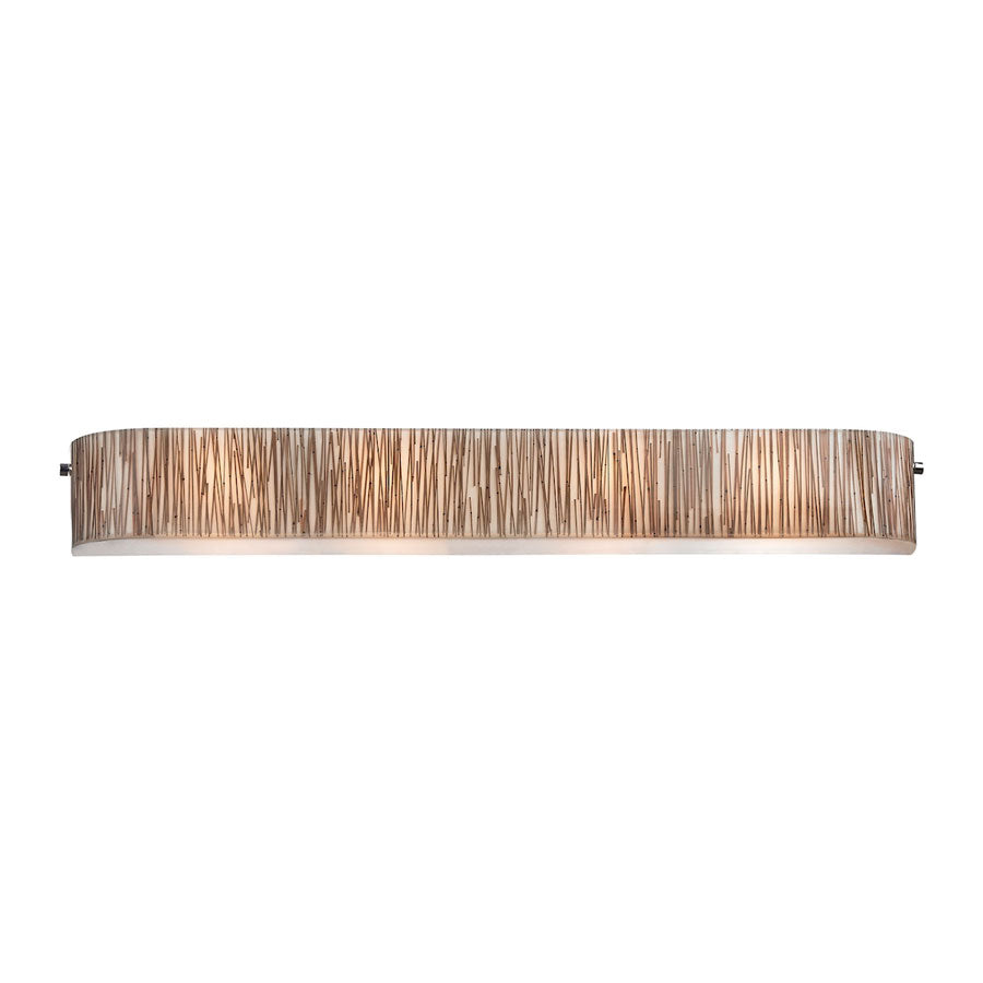 Modern Organics 4 Light Vanity in Polished Chrome