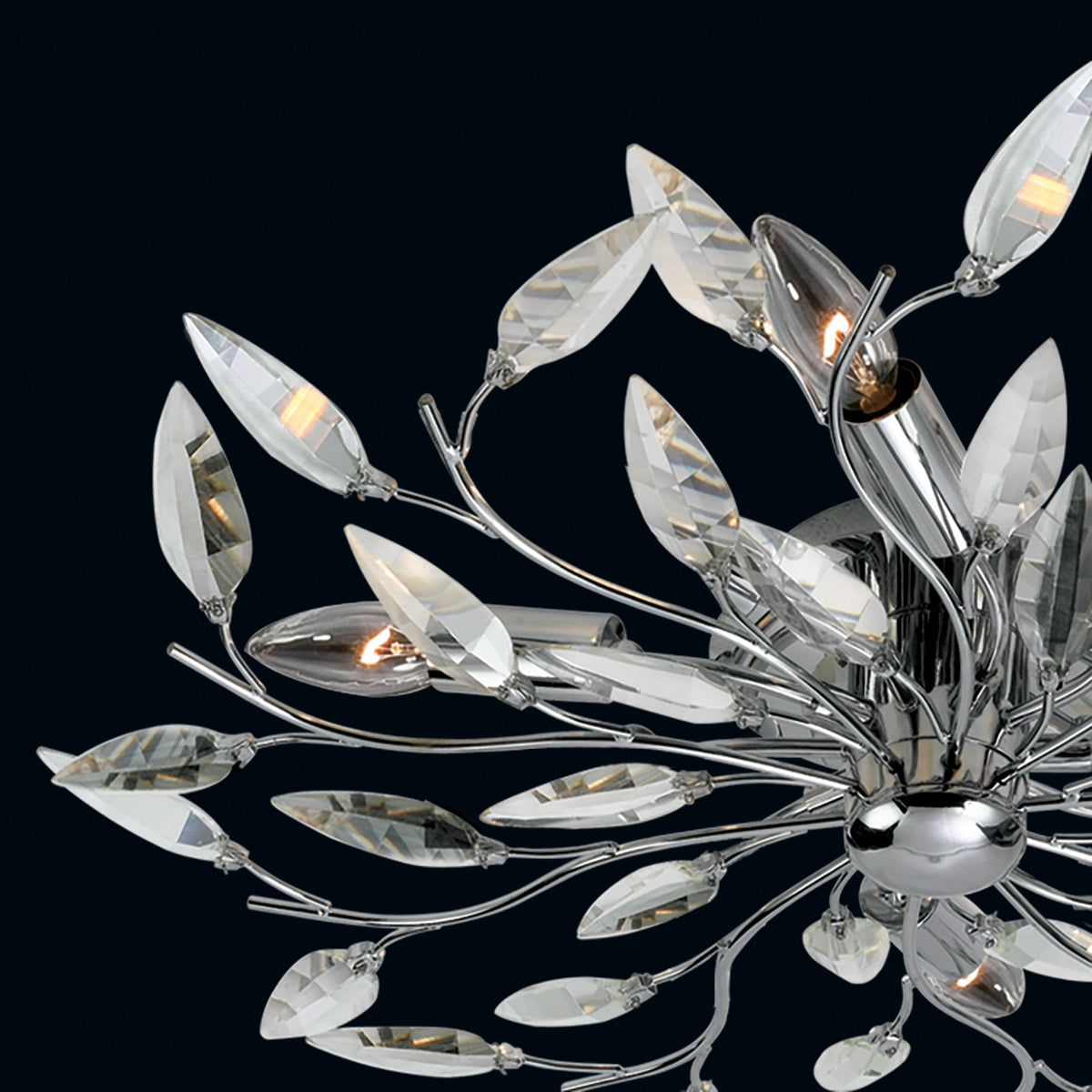 Felina 10-Light Semi-Flushmount