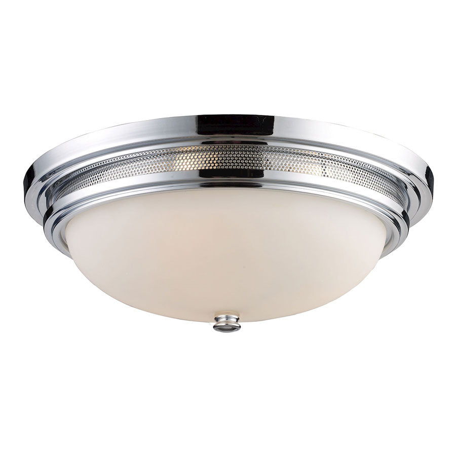 Flush Mount 3-Lights in Polished Chrome