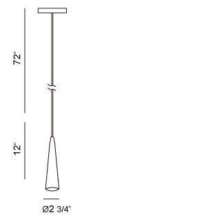Sliver 1-Light Small Pendant