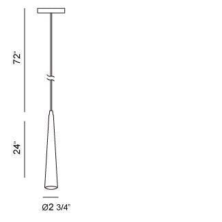 Sliver 1-Light Medium Pendant