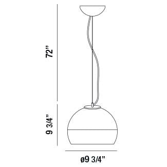 Chromos 1-Light Small Pendant