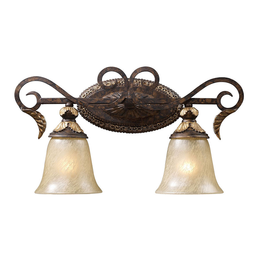 Regency 2-Light in Burnt Bronze