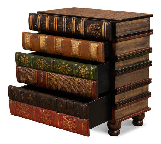 Florentine Books Chairside Chest