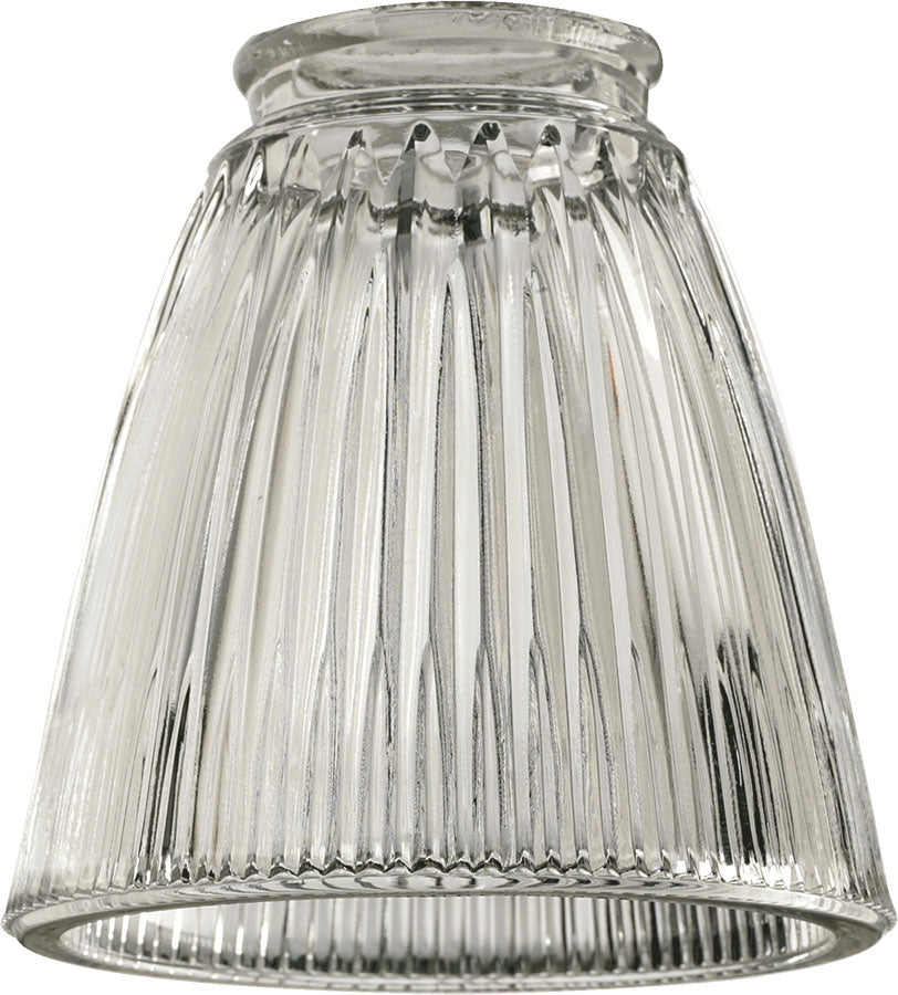 2.25" CLEAR RIBBED BELL