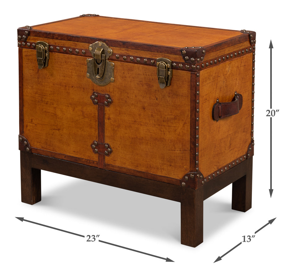 Abilene Leather Box W/Stand