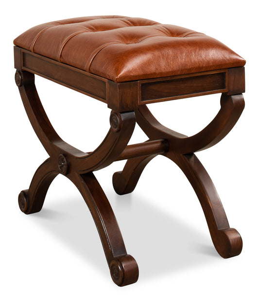 Empire Stool W/Leather