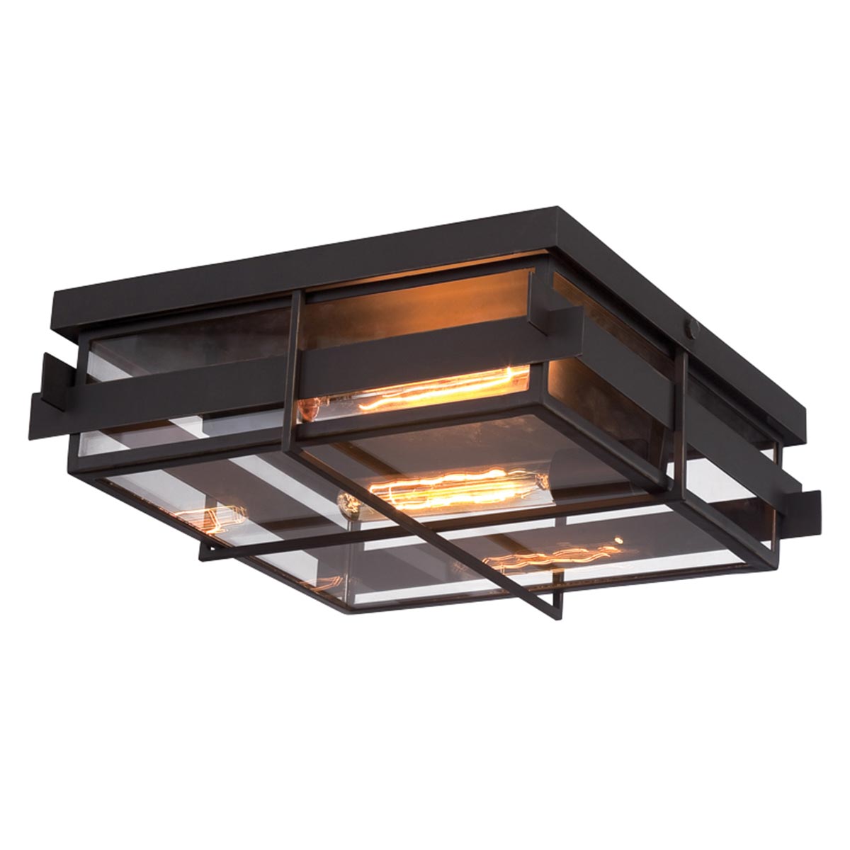 Muller 2-Light Outdoor Flushmount