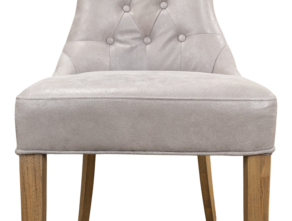 Sophie Side Chairgray Leather
