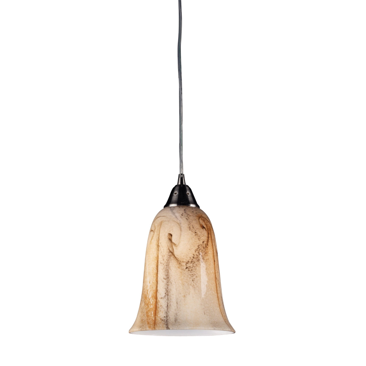 Granite 1-Light Pendant in Satin Nickel