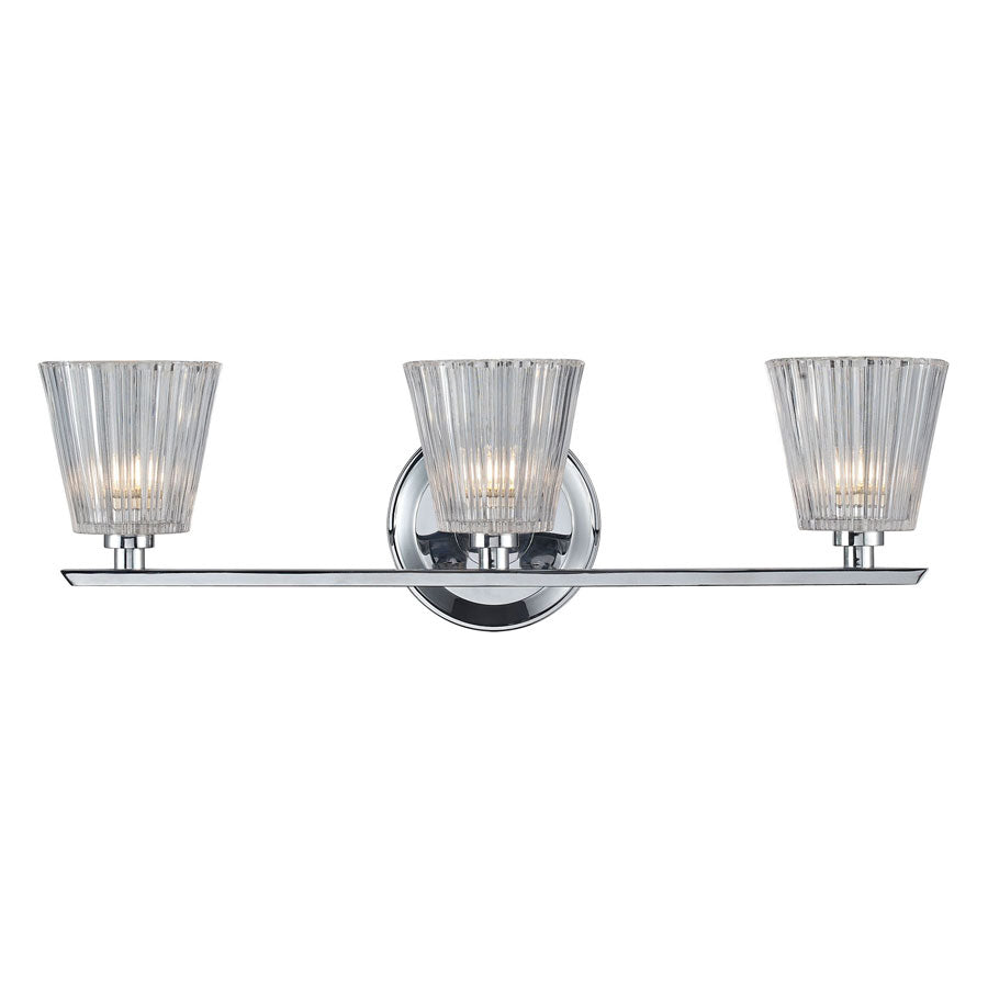 Calais 3-Light Vanity in Polished Chrome