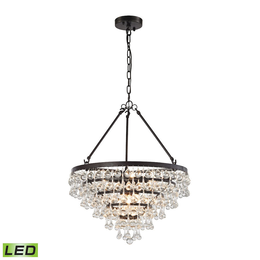 Ramira 6 Light LED Chandelier in Oil Rubbed Bronze