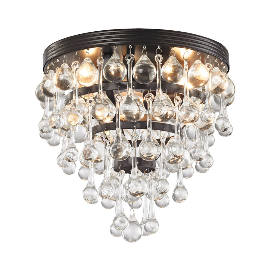 Ramira 3 Light Semi Flush in Oil Rubbed Bronze