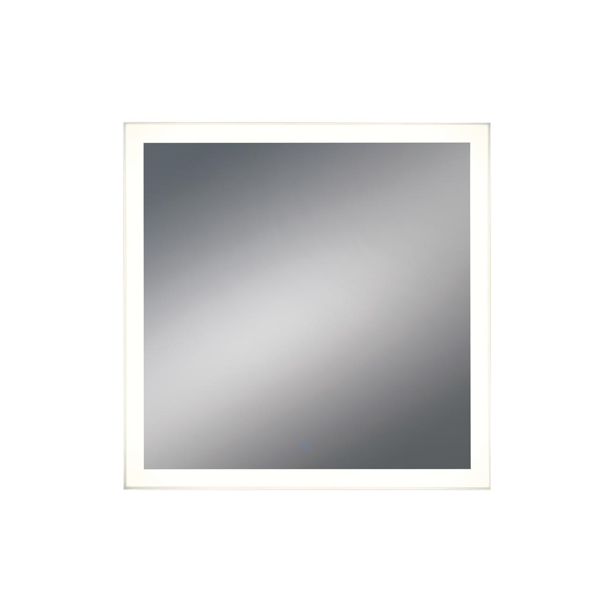 Square Edge-Lit LED Mirror