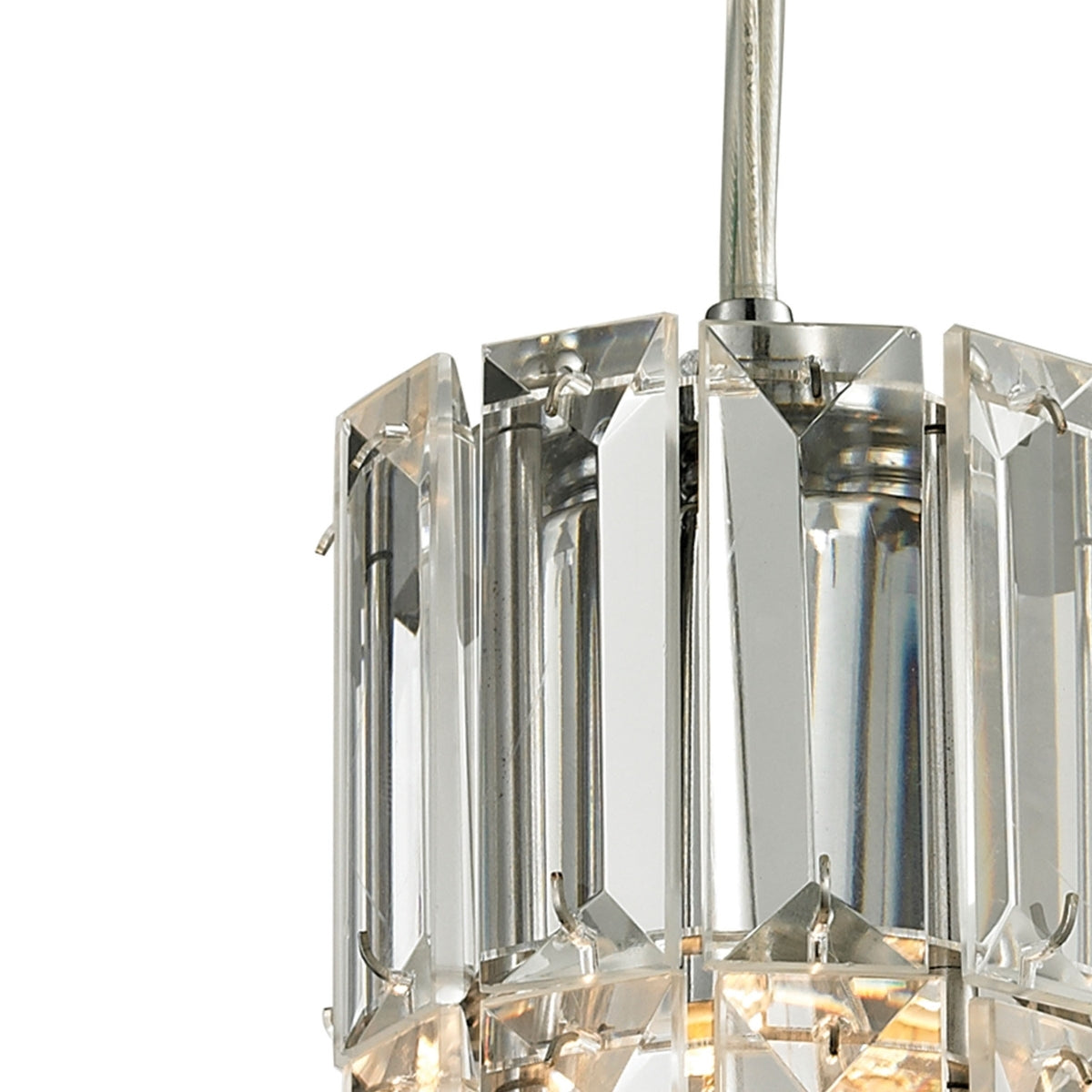 Cynthia Collection 1 light mini pendant in Polished Chrome