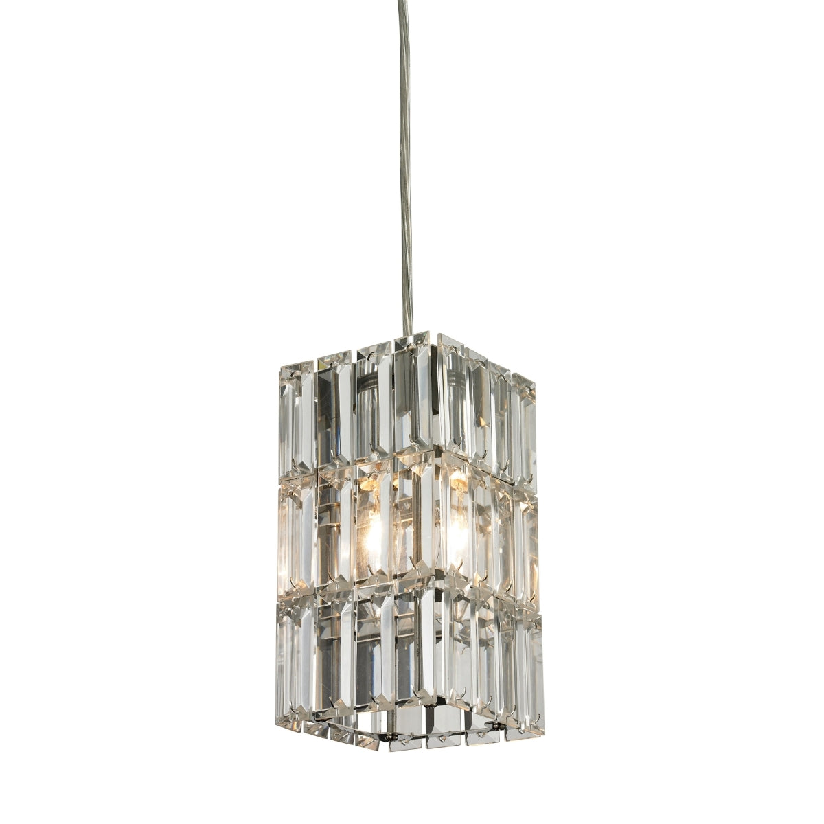 Cynthia Collection 1 light mini pendant in Polished Chrome