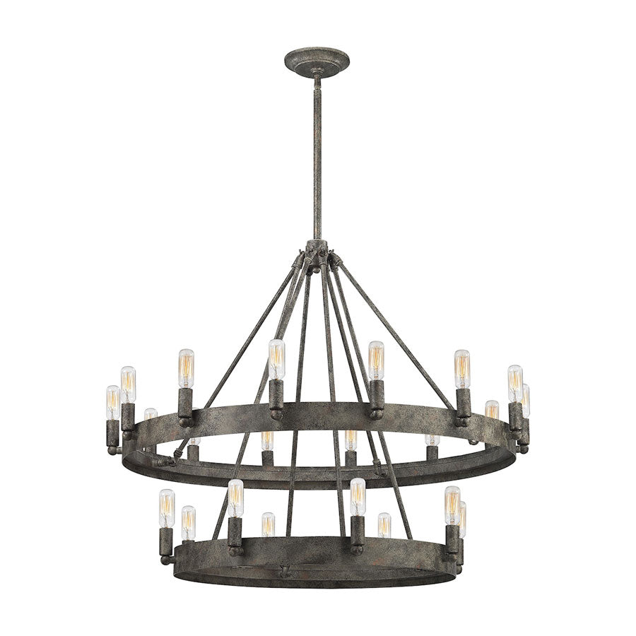 Lewisburg 22 Light Chandelier in Malted Rust