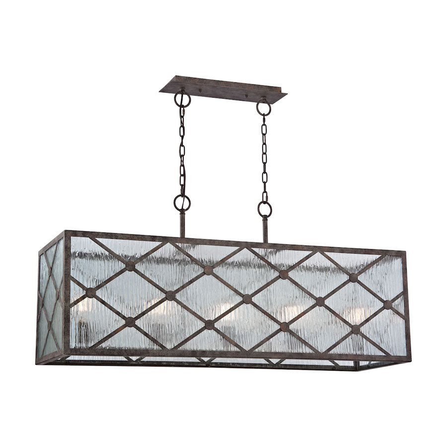 Radley 5 Light Chandelier in Malted Rust