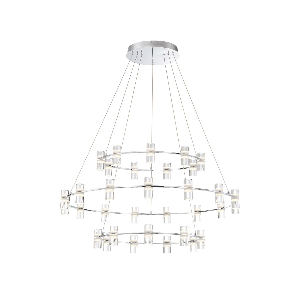 Netto Three-Tier LED Chandelier